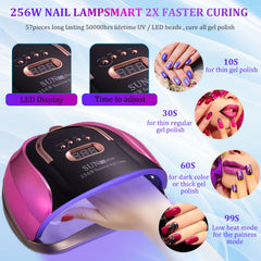 MUSERAY UV LED Nail Light compact design with sensor activation