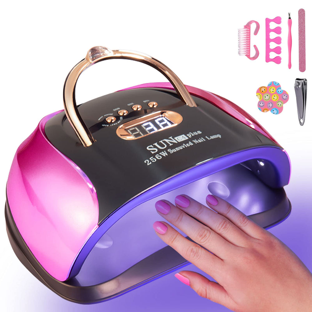 MUSERAY UV LED Nail Light top panel display highlights timer options