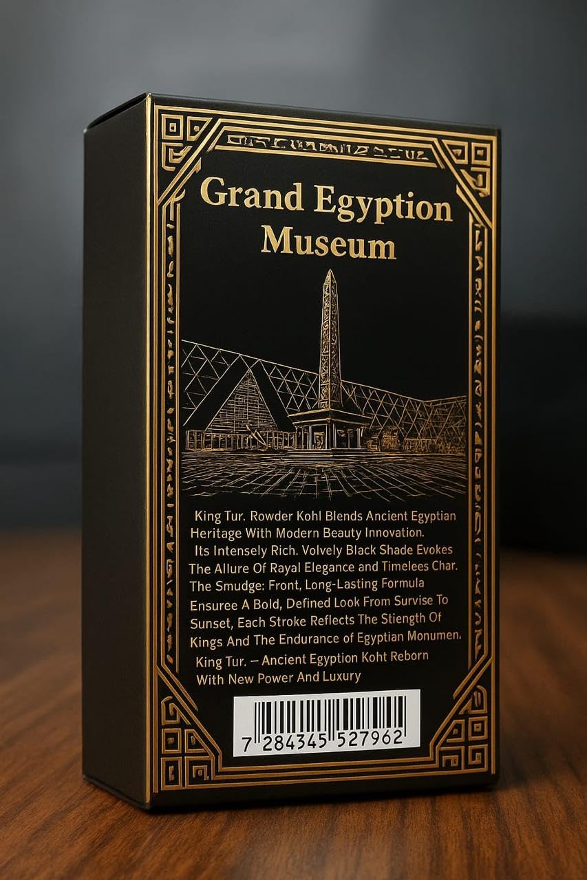 King Tut loose powder glides on smoothly for easy, clump-free application.