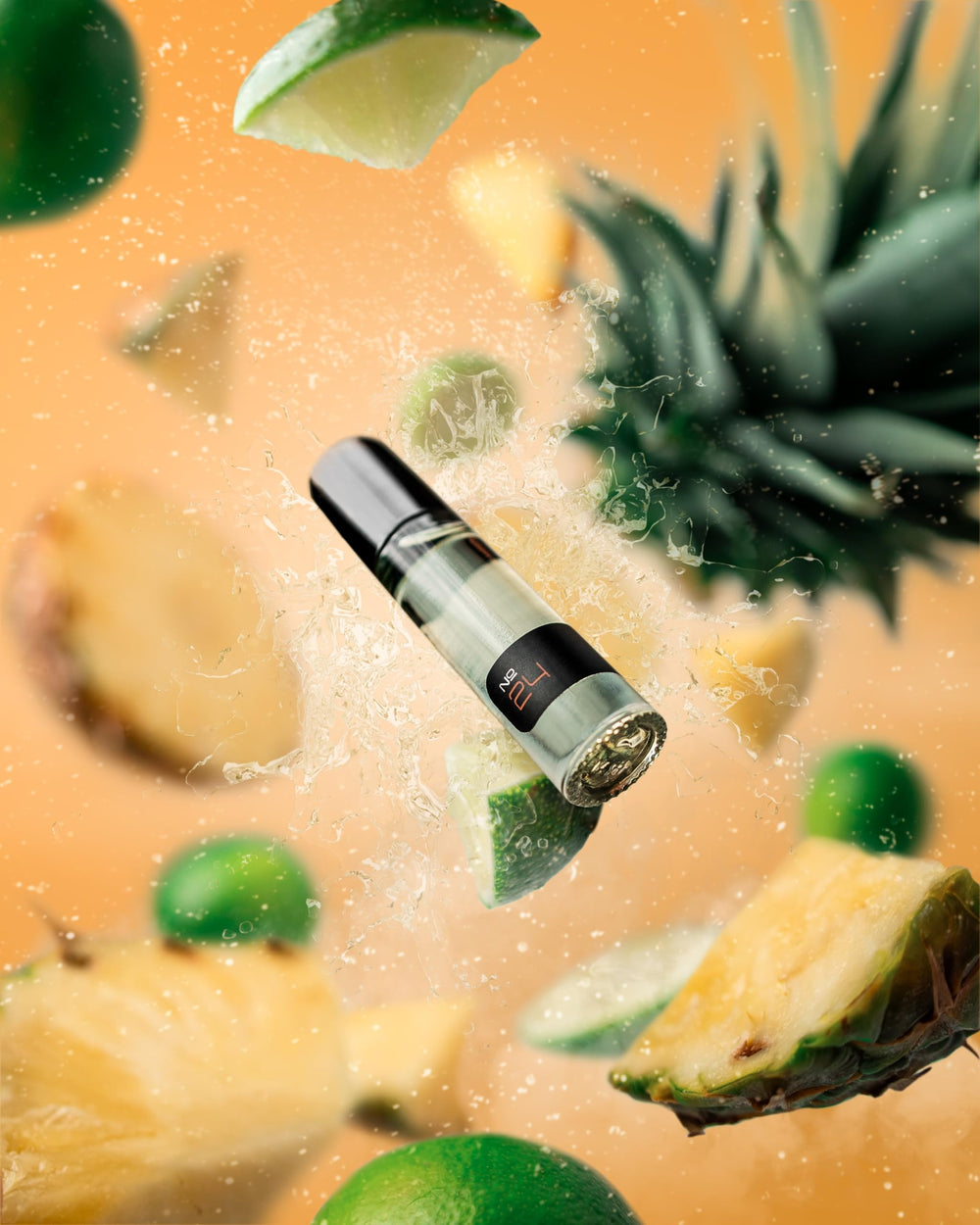 Musk & Hustle No.24 Creed Aventus roller for precise, long-lasting application.