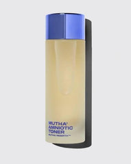 MUTHA Rebirth Amniotic Toner bottle ready for gentle exfoliation and prep.