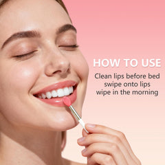 Muxmrx PDRN Lip Sleeping Mask shown with hygienic applicator