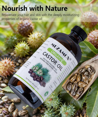 MUZAMOX castor oil nourishes lashes for healthier, thicker appearance
