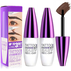 MVC 2Pack Tattoo Eyebrow Gel bottle showing waterproof, long-lasting color capability