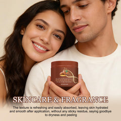 MVC Crowned Skin Body Butter for Men premium packaging and scent design.