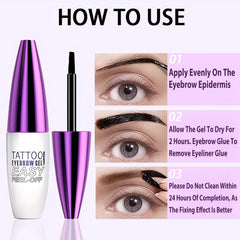 MVC Eyebrow Gel with royal jelly and aloe vera for conditioning and care