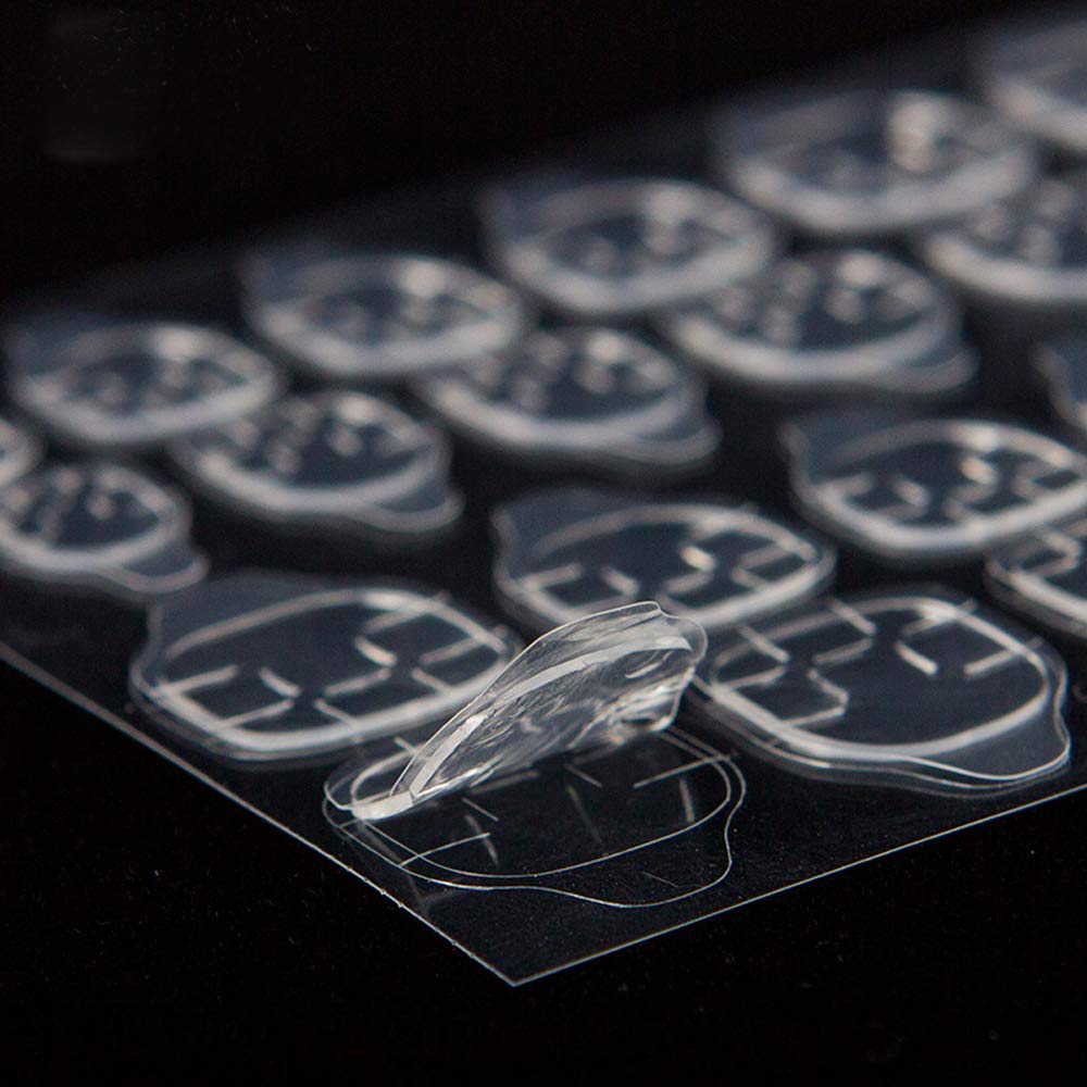 Mwellewm six sizes with 24 stickers per nail sheet ensures versatile sizing.