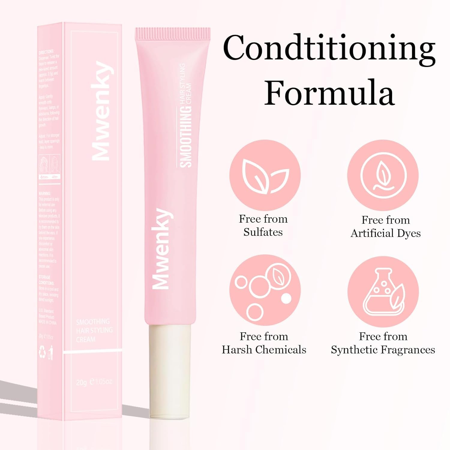 Mwenky crème coiffante – nourrissant et brillance naturelle sans lourdeur.