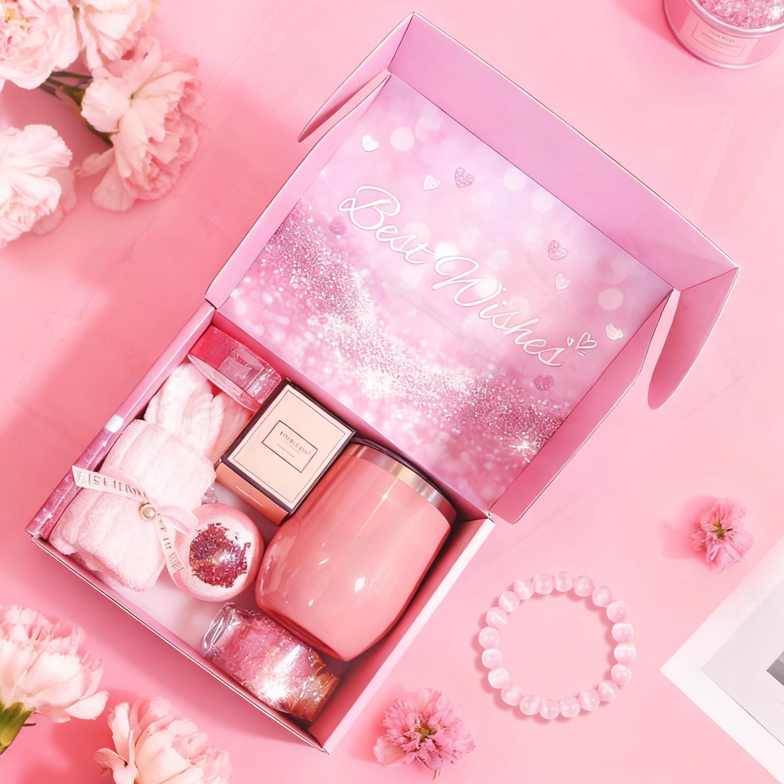 MXIAOJIN heart-shaped bath salts for a soothing bath experience.
