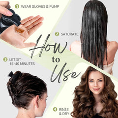 Mxvbaty Cherry Brown Hair Dye Shampoo root touch-up with even coverage.