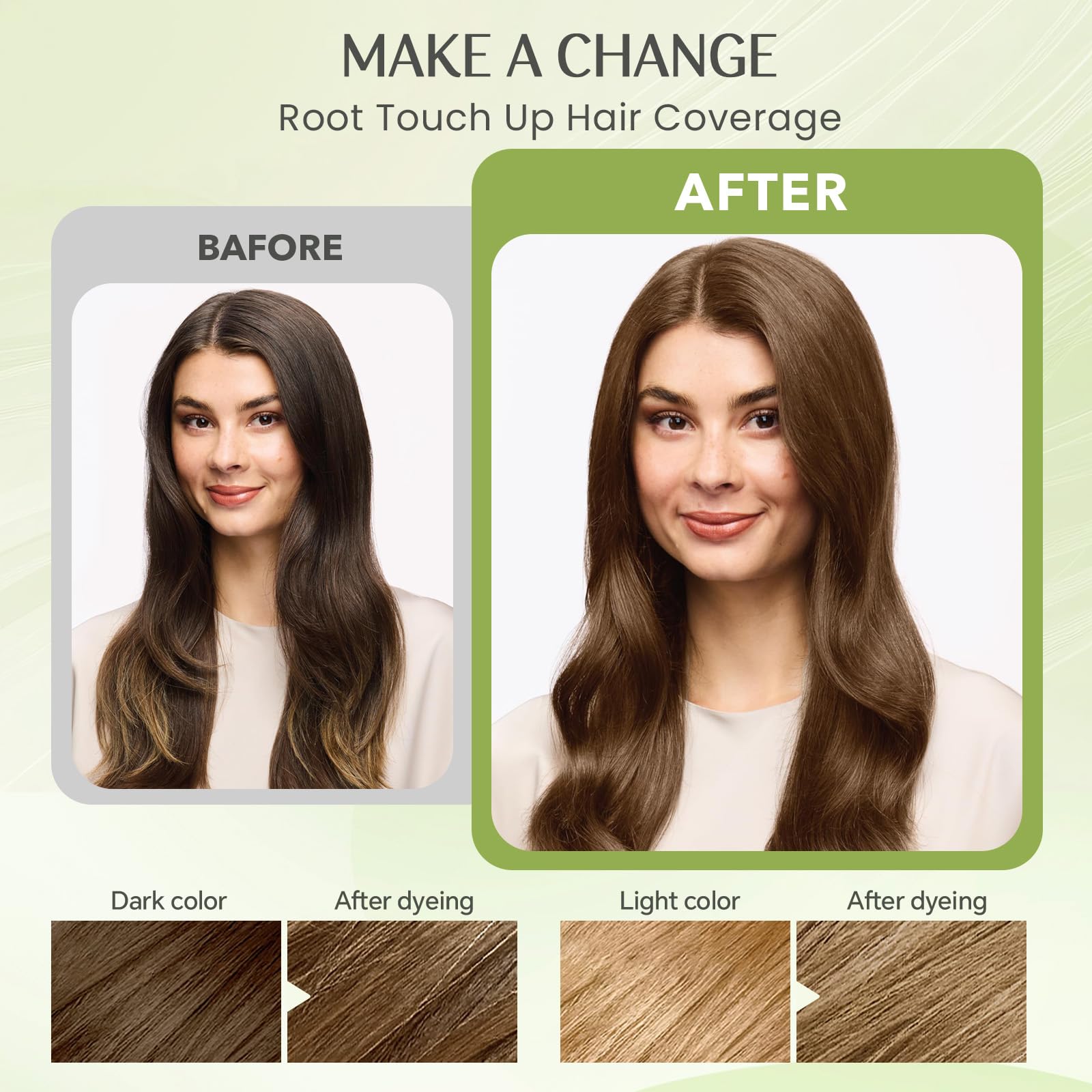 Mxvbaty root touch-up for refreshed darker roots.