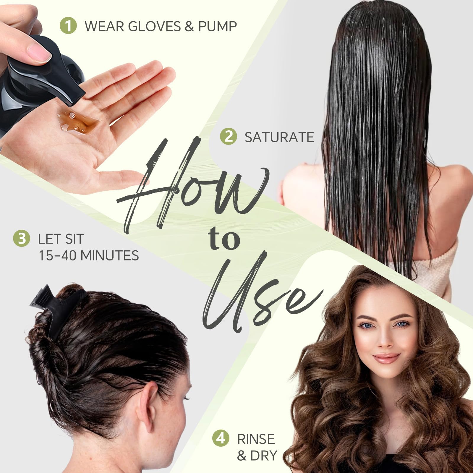 Mxvbaty hair is softer and shinier after using the 3-in-1 shampoo dye