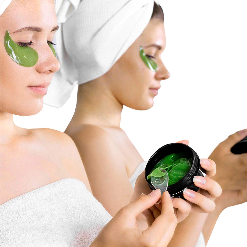 My Alle Care undereye patches close-up with cooling gel for dark circles.