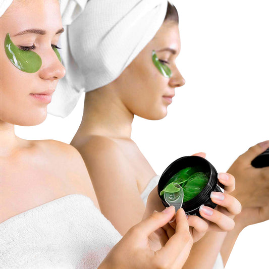 My Alle Care undereye patches close-up with cooling gel for dark circles.