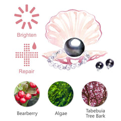 My Beauty Diary Black Pearl mask sheet closeup reveals delicate texture for smooth absorption.