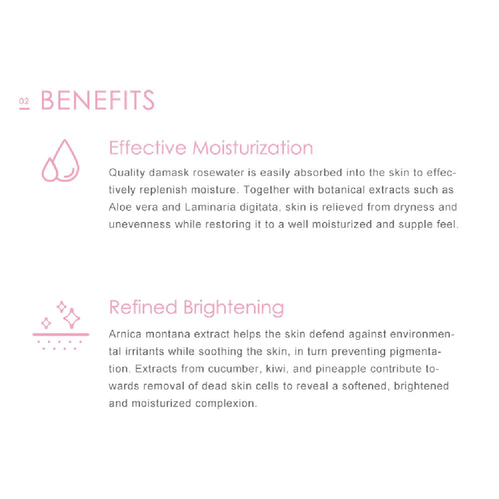 My Beauty Diary Squalene mask being applied for immediate moisture