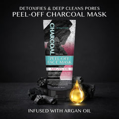 My Beauty Spot charcoal face mask argan oil infusion close-up nourishes