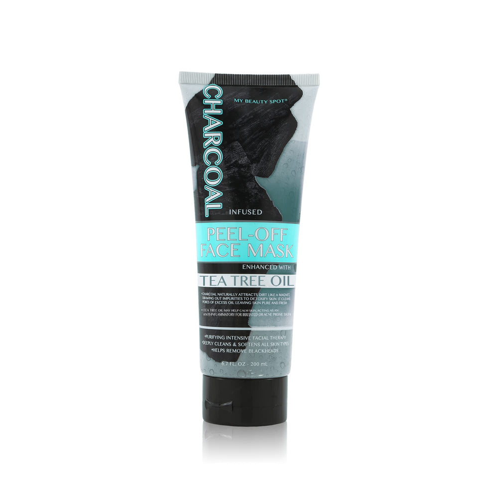 My Beauty Spot Charcoal Face Mask jar displaying the detoxifying formula.