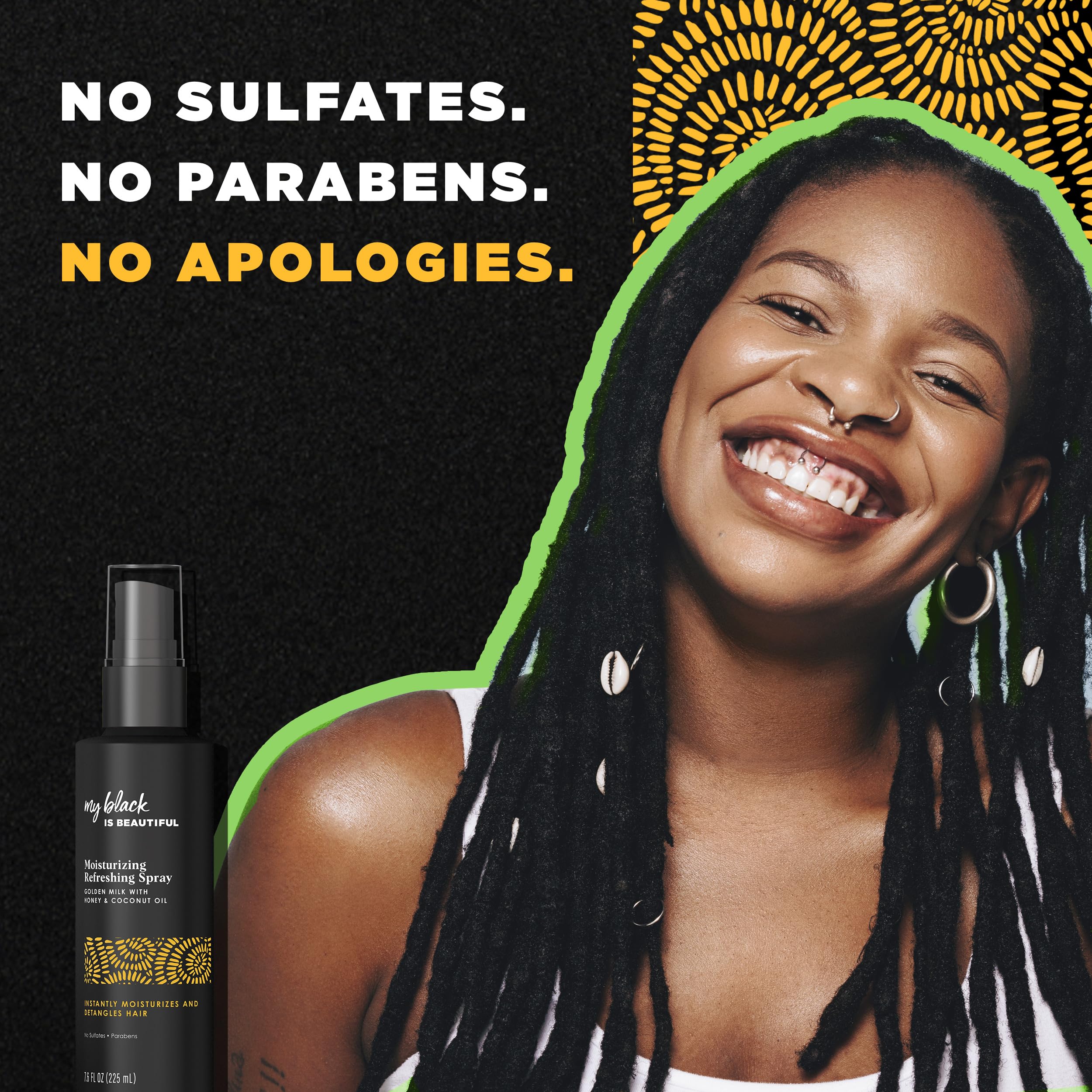 Paraben free formula designed for natural hair textures