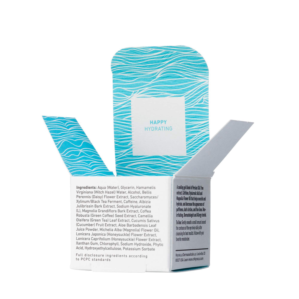 MyChelle cruelty-free logo on product packaging