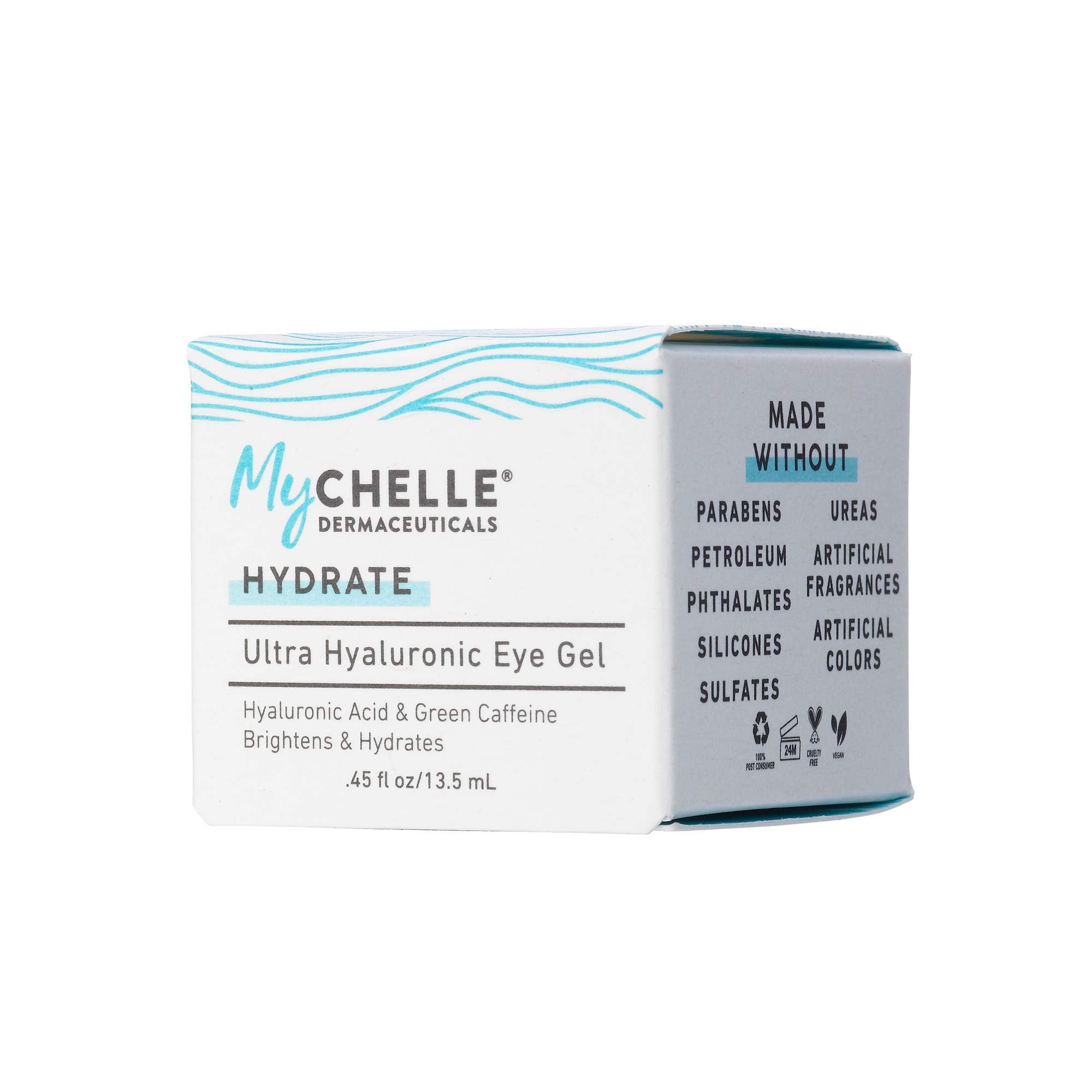 MyChelle clean ingredients icons highlighting cruelty-free and tested