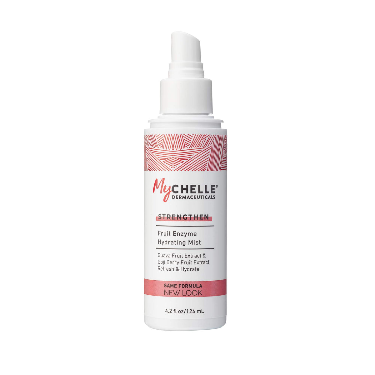 MyChelle Fruit Enzyme Hydrating Mist bottle ready for refreshing hydration.