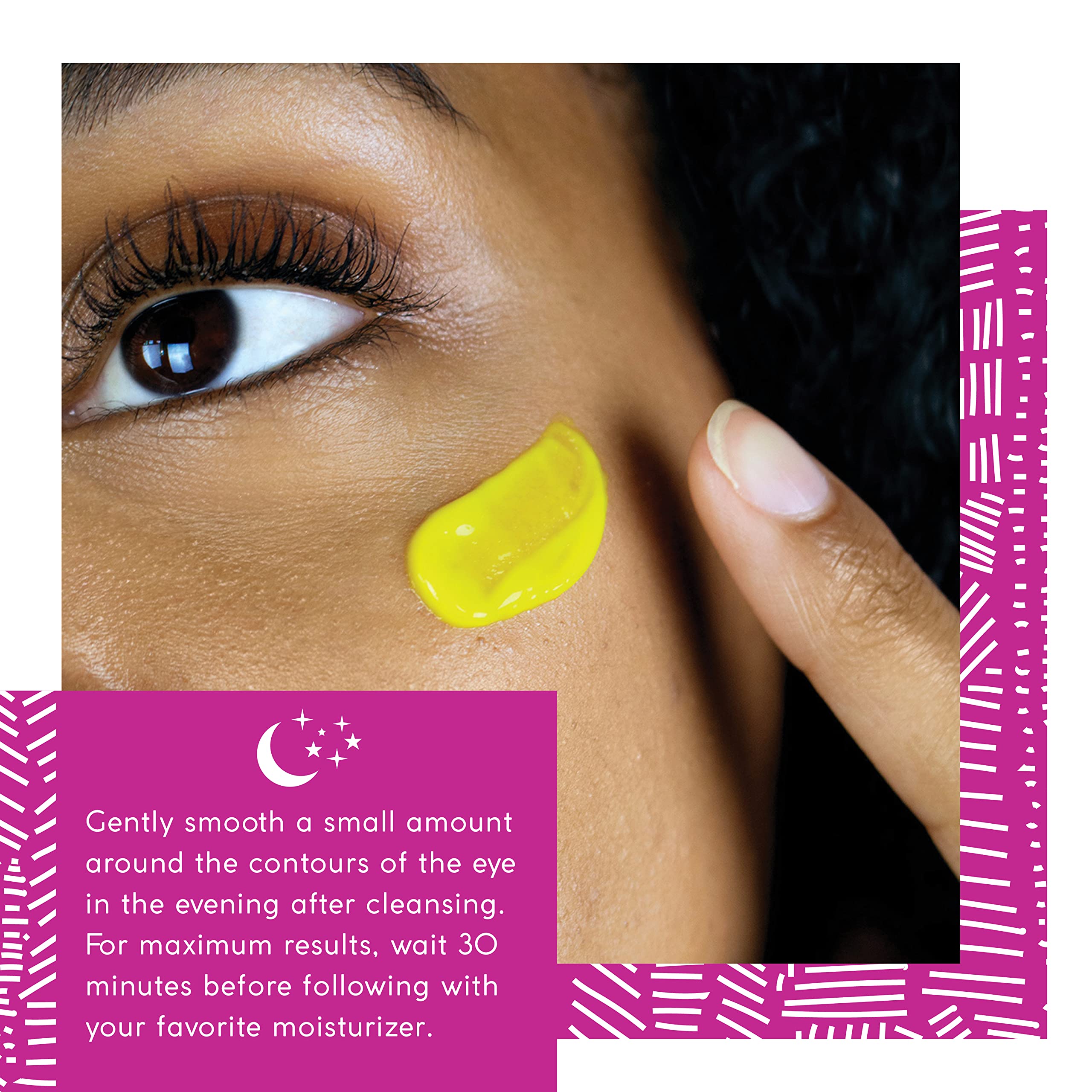 Packaging label of MyChelle Remarkable Retinal Eye Cream