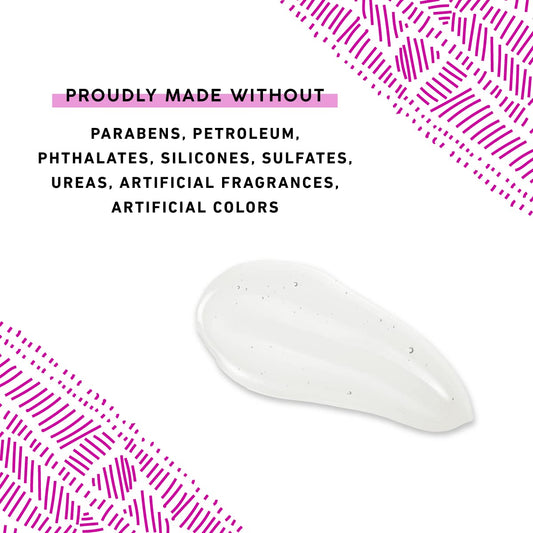 Close-up of MyCHELLE Retinal Cleanser label showing vegan and cruelty-free credentials.