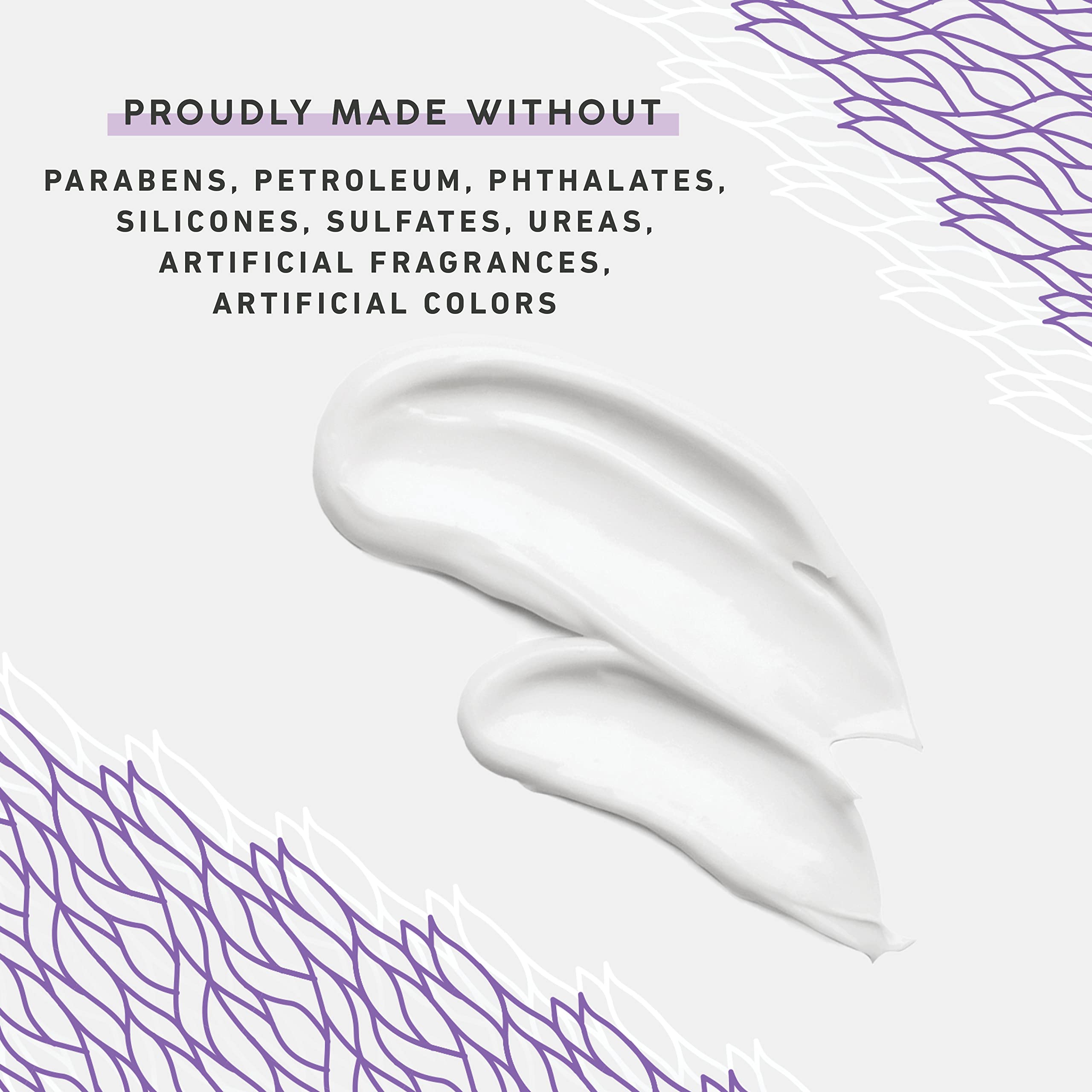 Cream texture close-up illustrating creamy, comfortable finish.