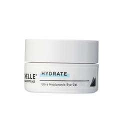 Applying around the eye contour with MyChelle Eye Gel