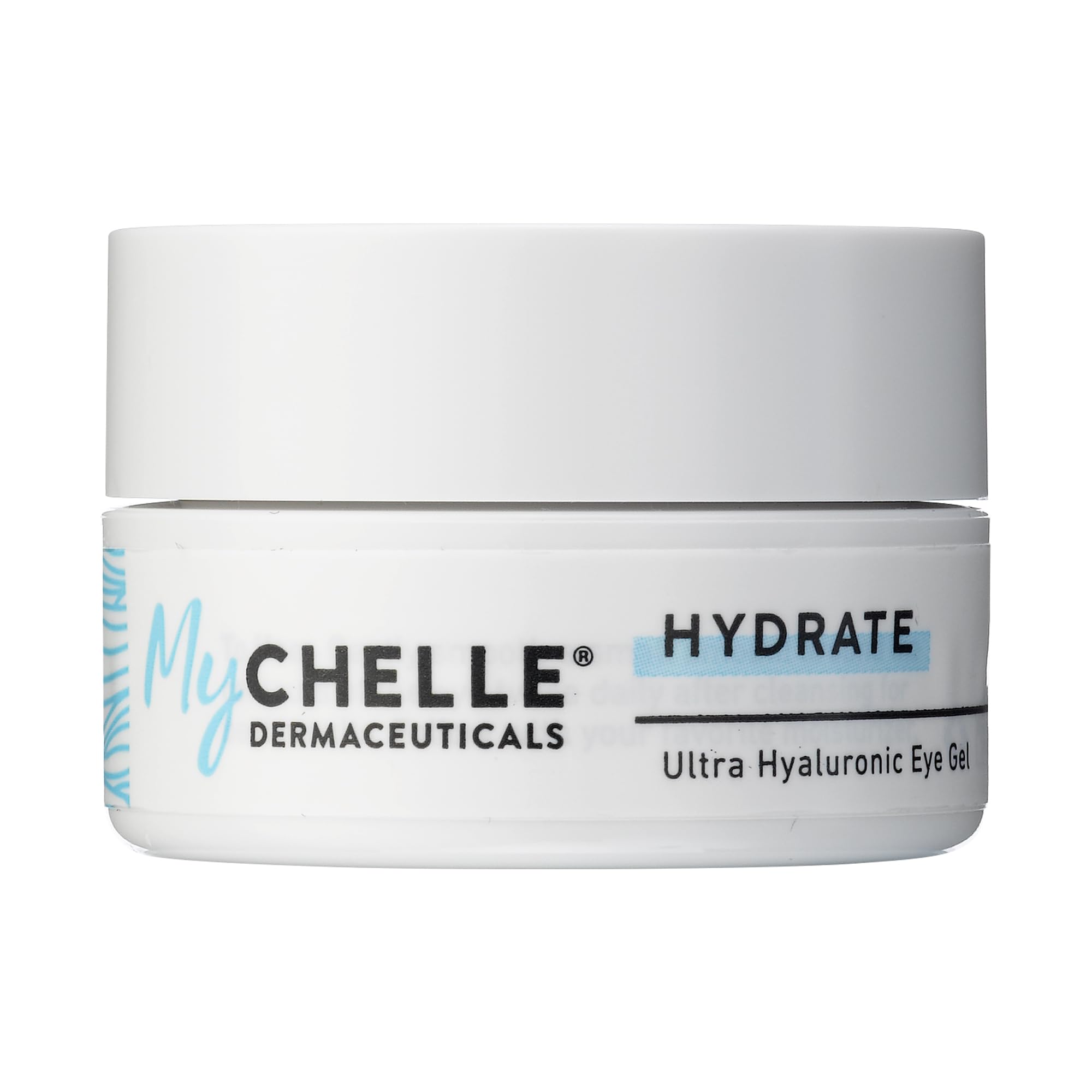 MyChelle Ultra Hyaluronic Eye Gel bottle for eye-area hydration