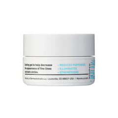 Close-up of MyChelle Eye Gel texture for lightweight hydration