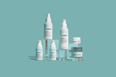 MyCHELLE cleanser ingredients rose water and blue daisy extract for soothing moisture.