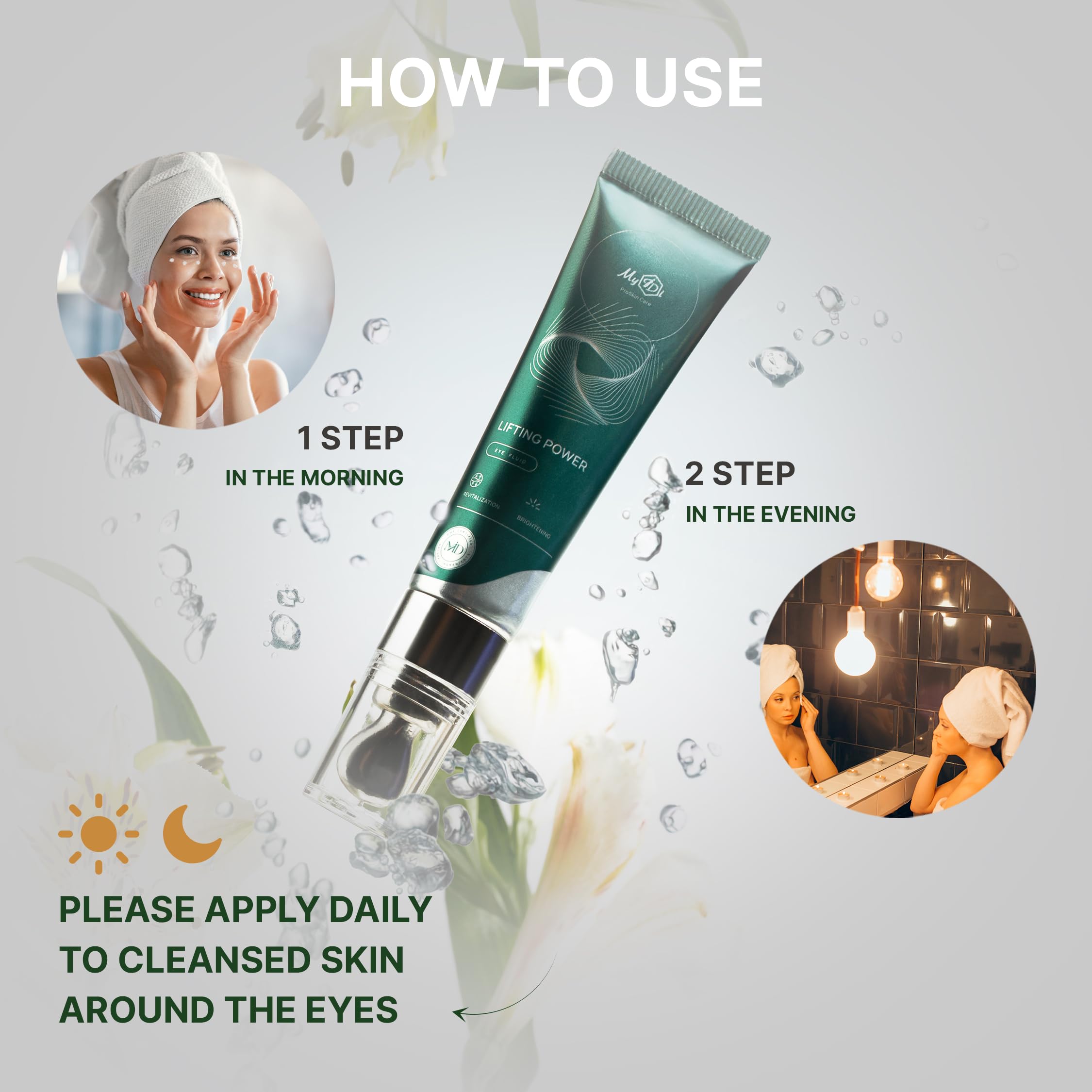 MyIDi Lifting Power Eye Fluid ceramide-boosted formula for barrier support