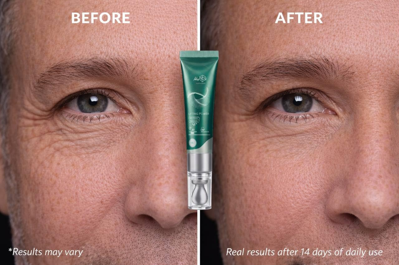 MyIDi Lifting Power Eye Fluid texture during application emphasizes fast absorption and a non-greasy finish
