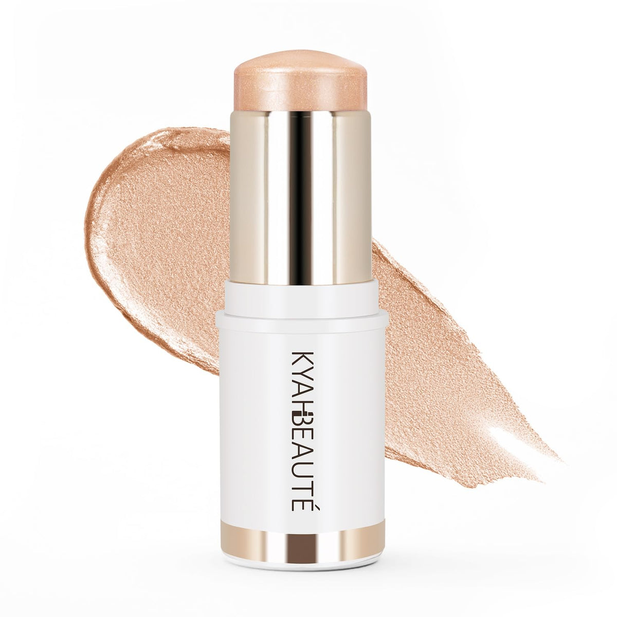 MYMERRY Dewy Highlighter Stick on cheekbone for natural radiance.