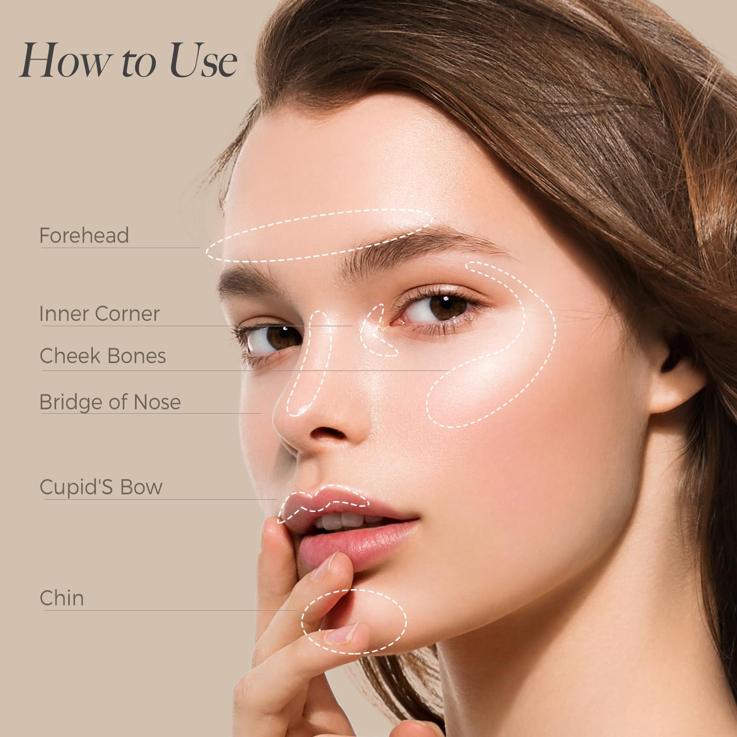 MYMERRY Dewy Highlighter Stick blends seamlessly for face and body use