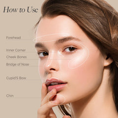 MYMERRY Dewy Highlighter Stick blends seamlessly for face and body use