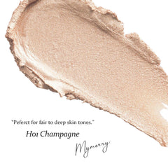 MYMERRY Dewy Highlighter Stick at the temple for added dimension