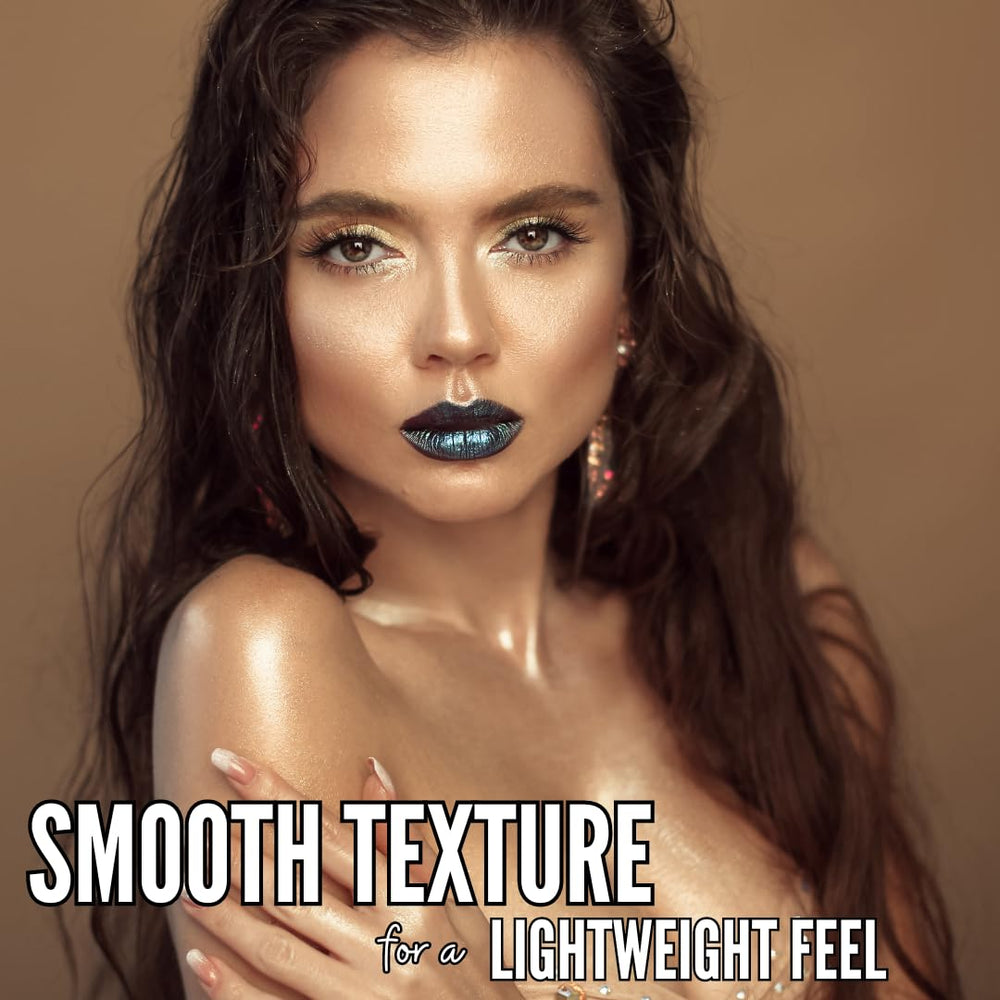 Mynena Golden Face Highlighter on shoulders for body radiance.