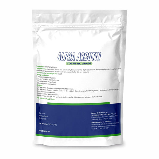 MYOC Alpha Arbutin for DIY use in cosmetic formulas and serums