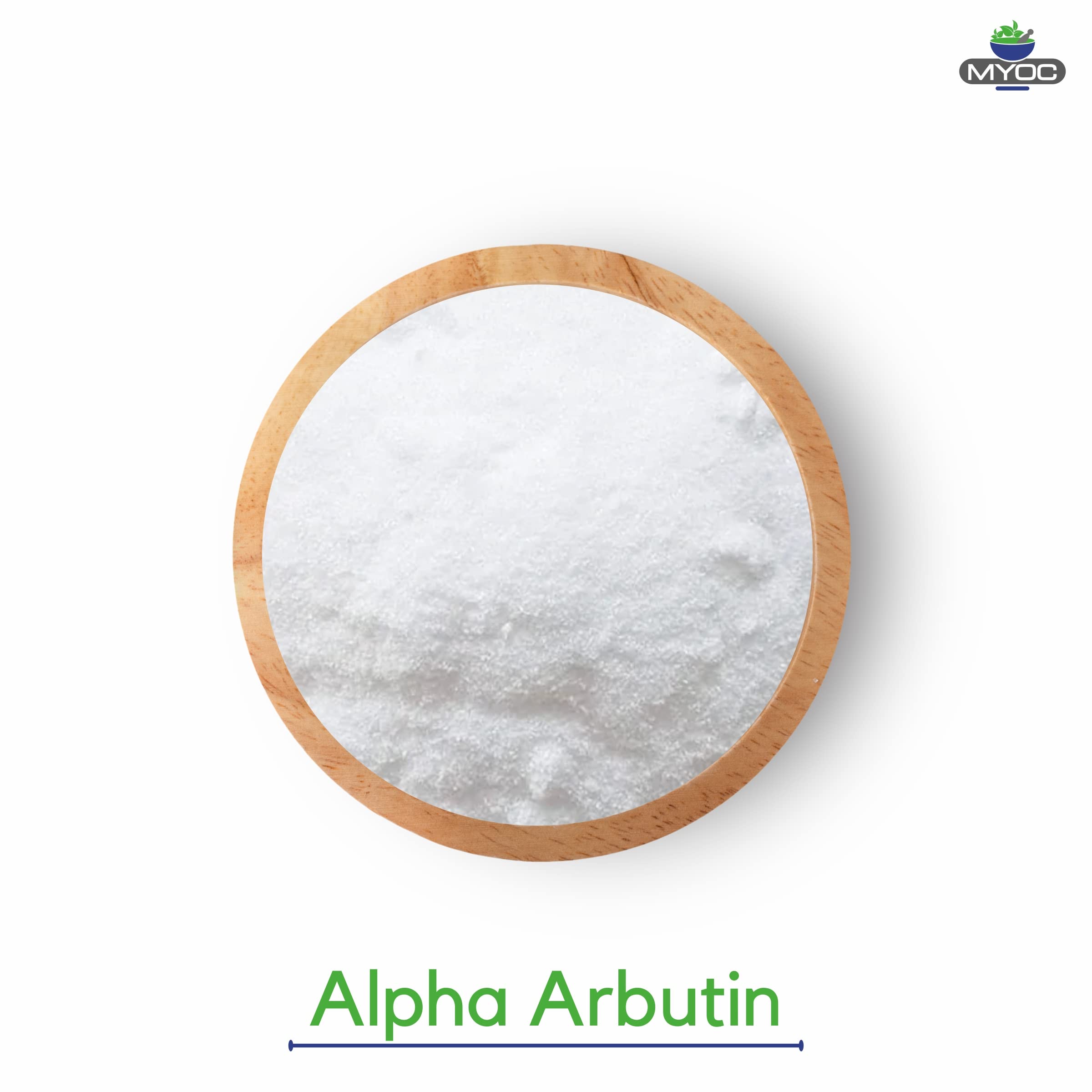 MYOC Alpha Arbutin supports melanin control in cosmetic formulations