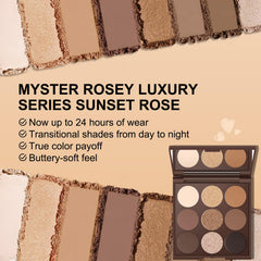 MYSTER ROSEY velvet-texture eyeshadow blends effortlessly