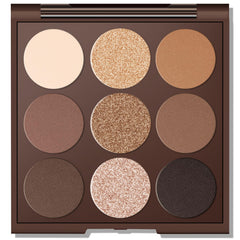 MYSTER ROSEY neutral eyeshadow palette with compact mirror for easy on-the-go makeup