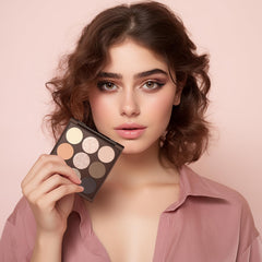 MYSTER ROSEY neutral palette range for natural to smoky eye looks