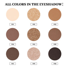MYSTER ROSEY nude matte shades for natural daily looks