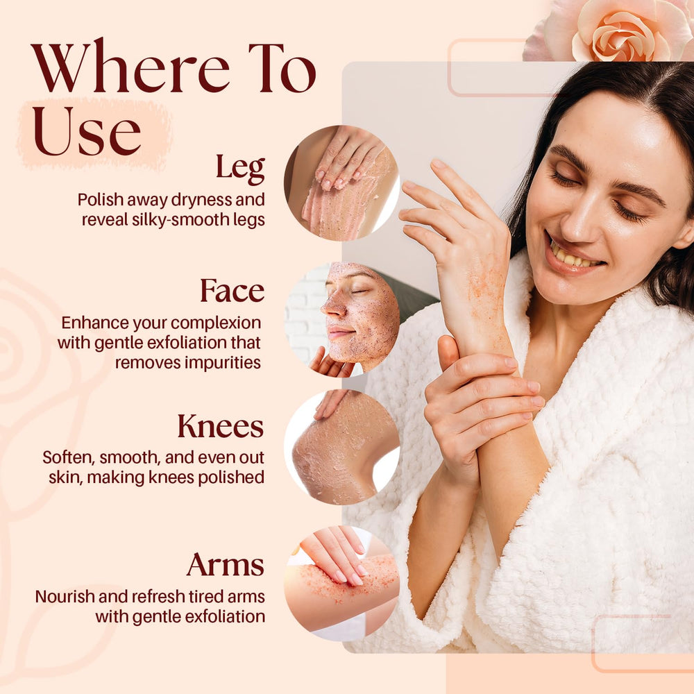 MYSTÉRE BEAUTÉ Himalayan Salt Scrub coconut oil for lasting hydration