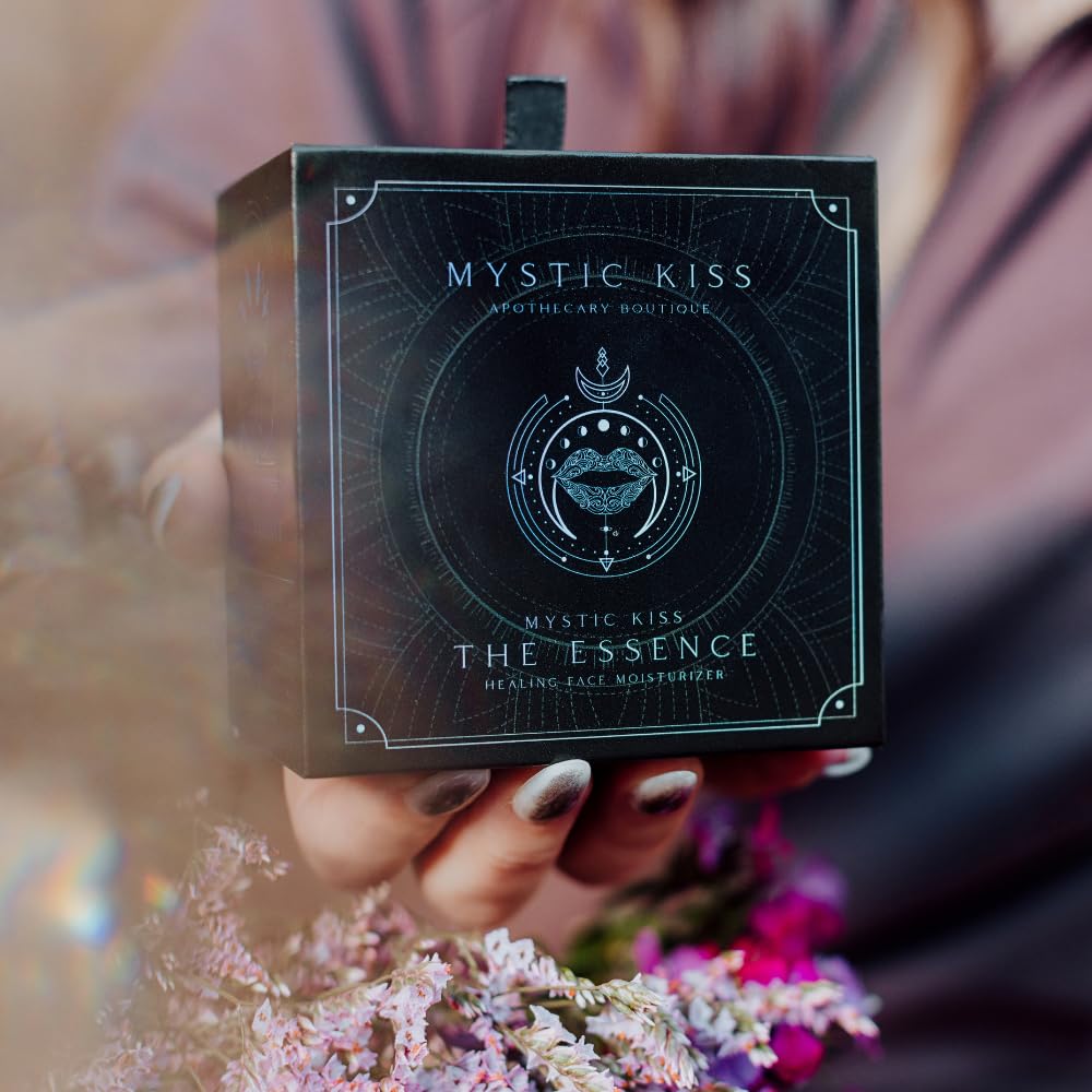 Mystic Kiss Essence bottle pump-top for easy daily application and lightweight feel