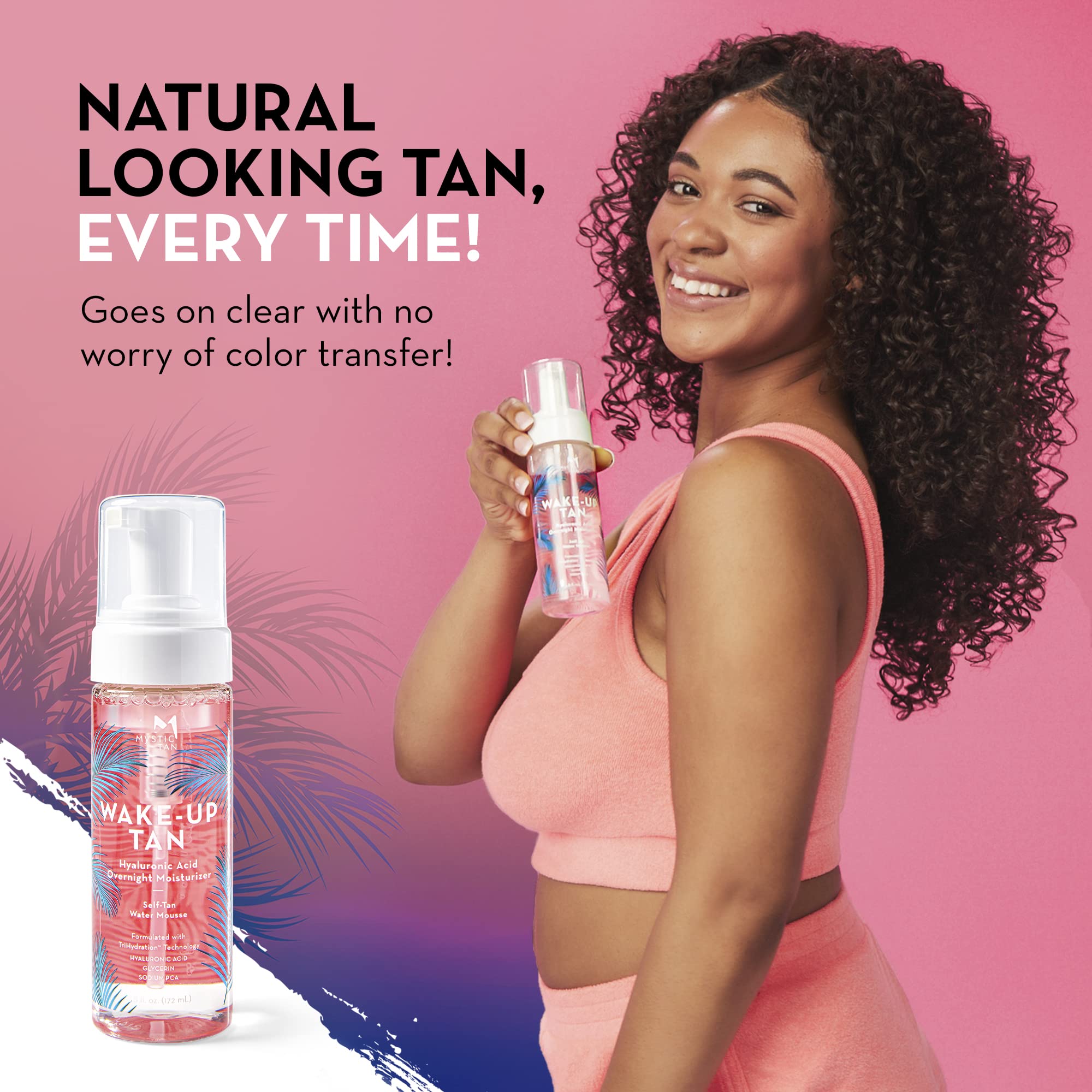 Mystic Tan Wake-Up Tan is gluten-free and paraben-free for gentle self-tanning.