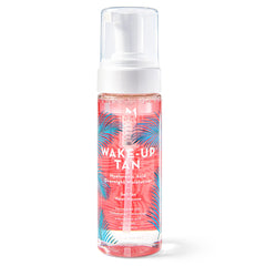 Mystic Tan Wake-Up Tan bottle with hydrating overnight formula for a natural glow.